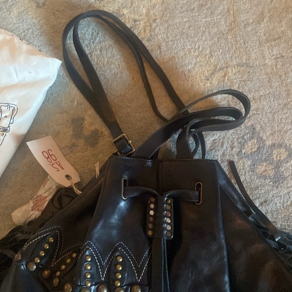 A.S.98  CASSIE bag brand new with tags and dust bag from Italy leather Harlow - Picture 8 of 11